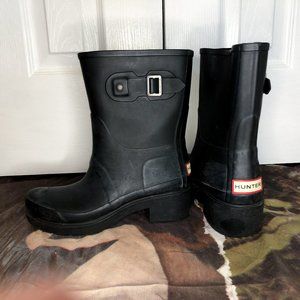 Rare Short Heeled Hunter Boots